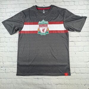 Liverpool FC T Shirt Mens XL Gray Good Graphic Soccer Premier League Tee